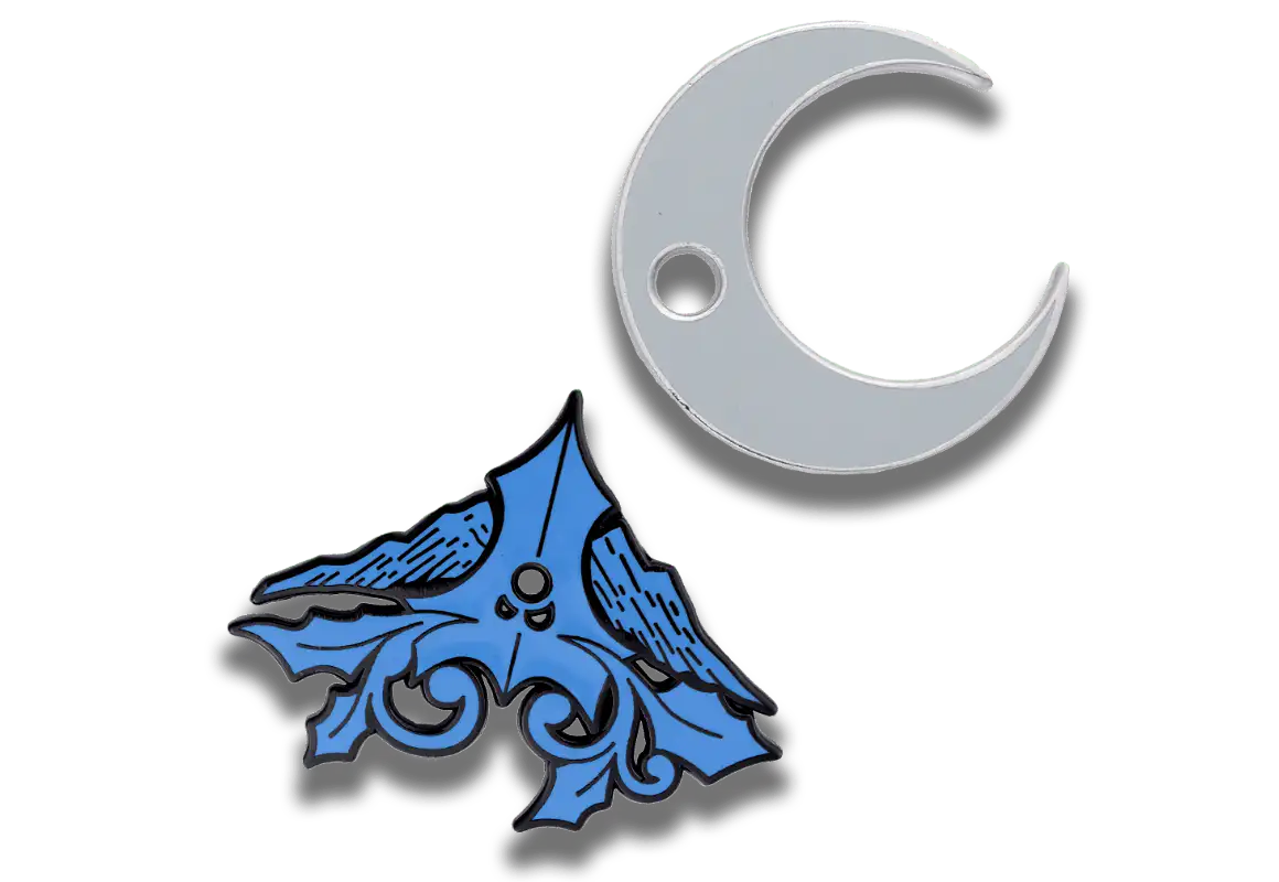 Mount Holly and The Rogue Moon Pin Set