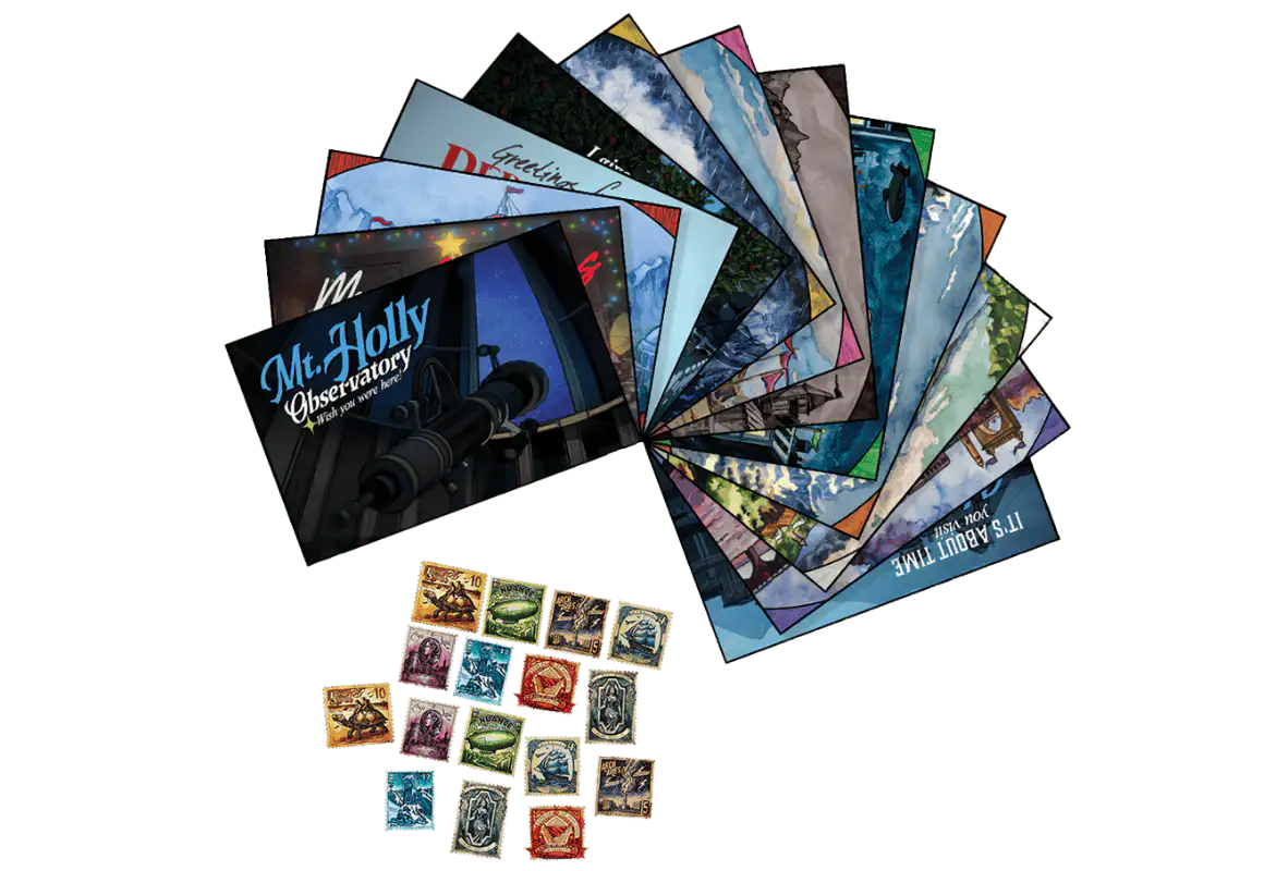 Stamp and Postcard Set